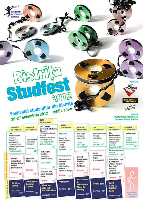 Poster program Studfest 2012 Bistrita