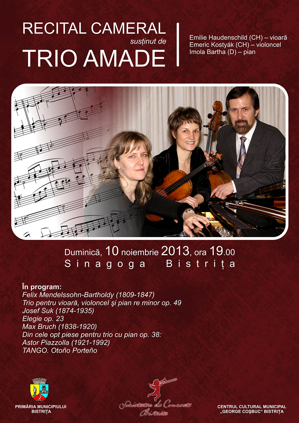 Poster Recital Trio Amade