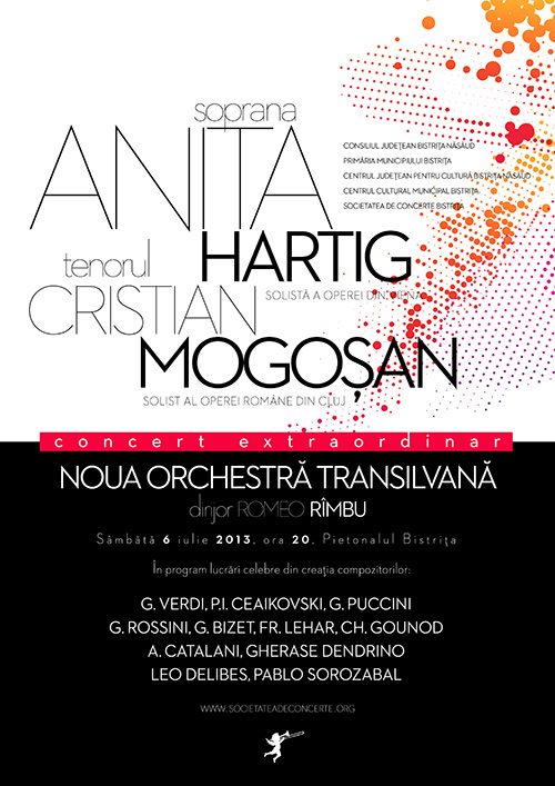 Poster concert Anita Hartig și Cristian Mogoșan