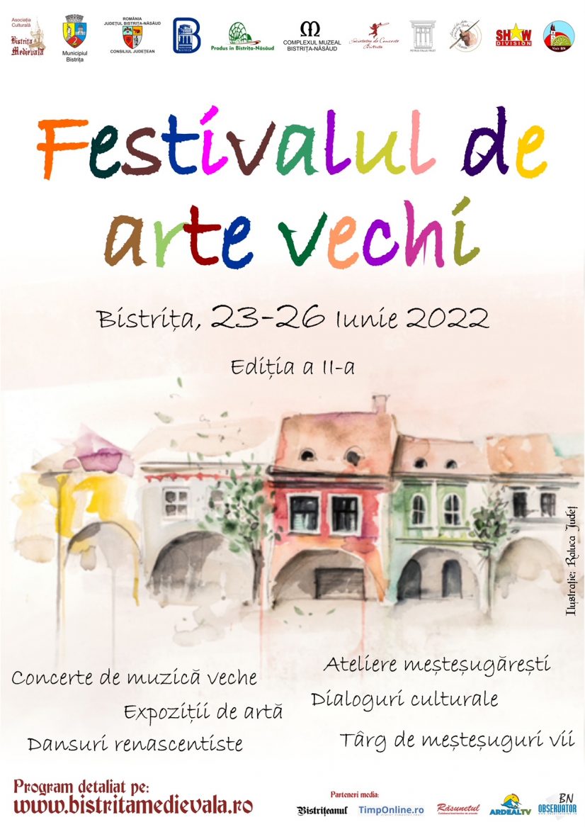 Festivalul de arte vechi 2022 - afis