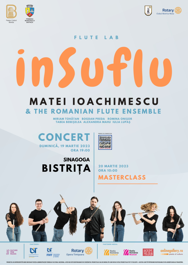 insuflu MATEI IOACHIMESCU & THE ROMANIAN FLUTE ENSEMBLE